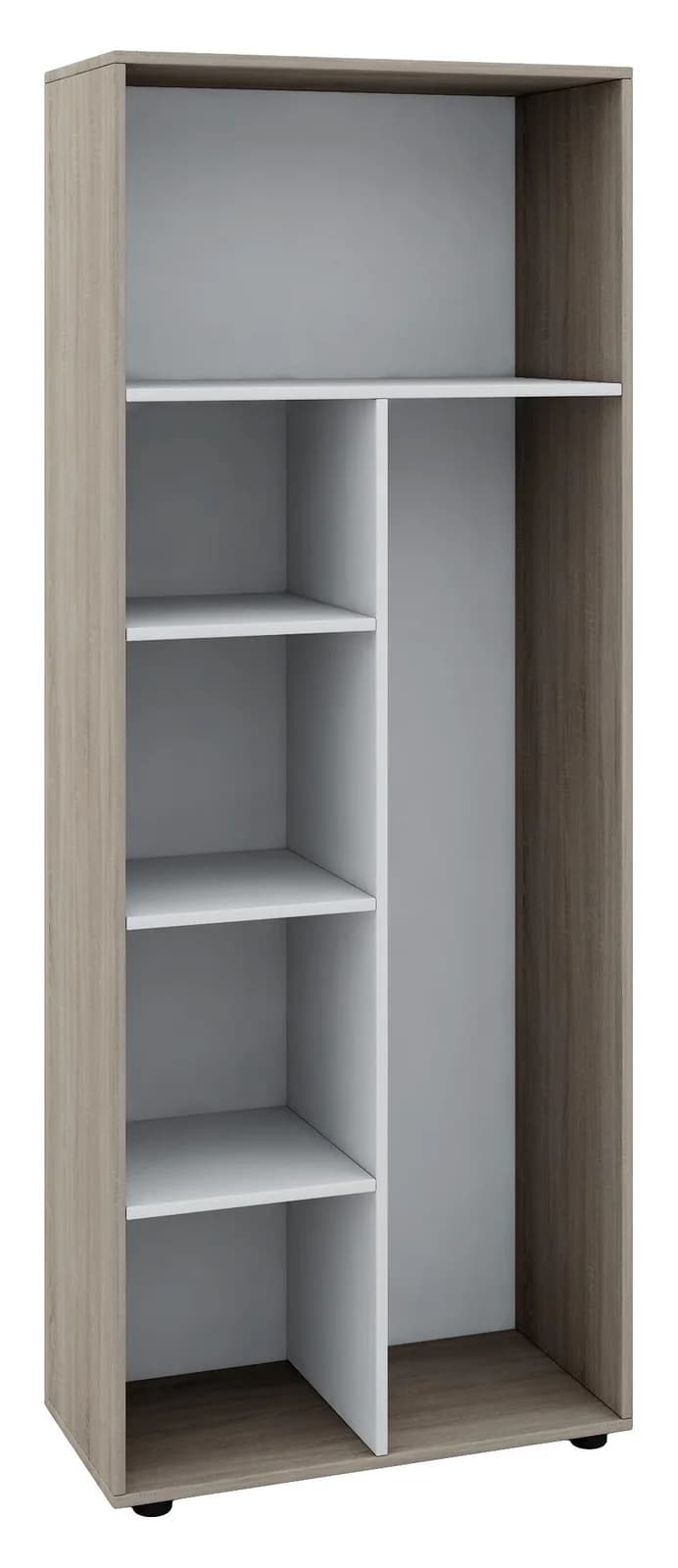VCM Mehrzweckschrank Vandol Holz Braun 6 Fächer Putzschrank - Bild 2