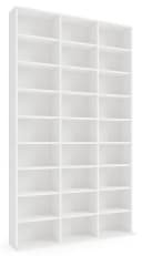 VCM Standregal Megosa XL Weiß Holzregal CD DVD Bücherregal Bild 2