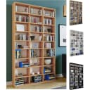 VCM Standregal Megosa XL Braun Holzwerkstoff CD DVD Bücherregal Bild 1