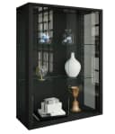VCM Glasvitrine hängend Schwarz mit ESG-Sicherheitsglas Bild 3