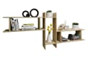 VCM Wandregal Sirola Maxi Braun Holzstruktur 188cm Bild 3