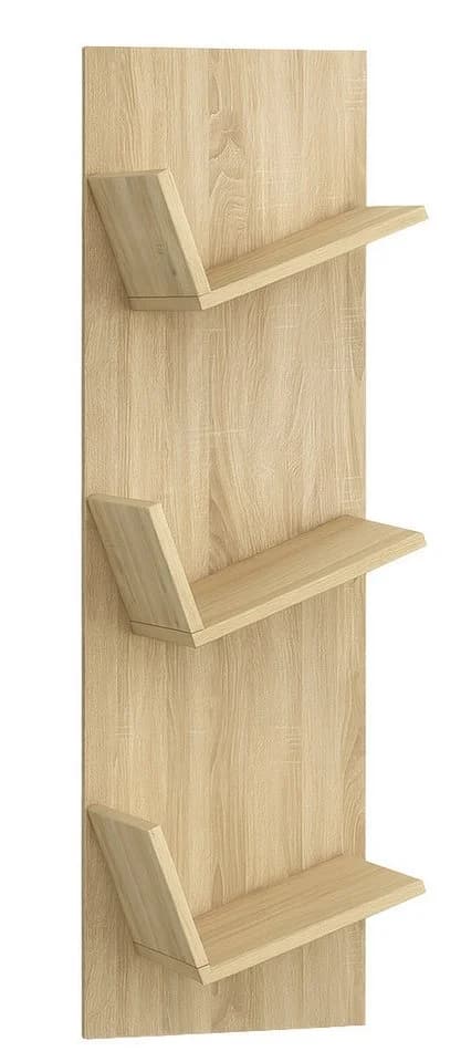 VCM Media-Regal Sulda Wandboard Braun Holzstruktur - Bild 2