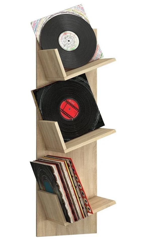 VCM Media-Regal Sulda Wandboard Braun Holzstruktur - Bild 3