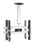 VCM Universal TV Deckenhalterung CM4 Silber Höhenverstellbar 360 Grad Schwenkbar Bild 2