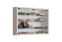VCM Glasvitrine Wandvitrine Mandosa M Weiß ESG-Sicherheitsglas Bild 3