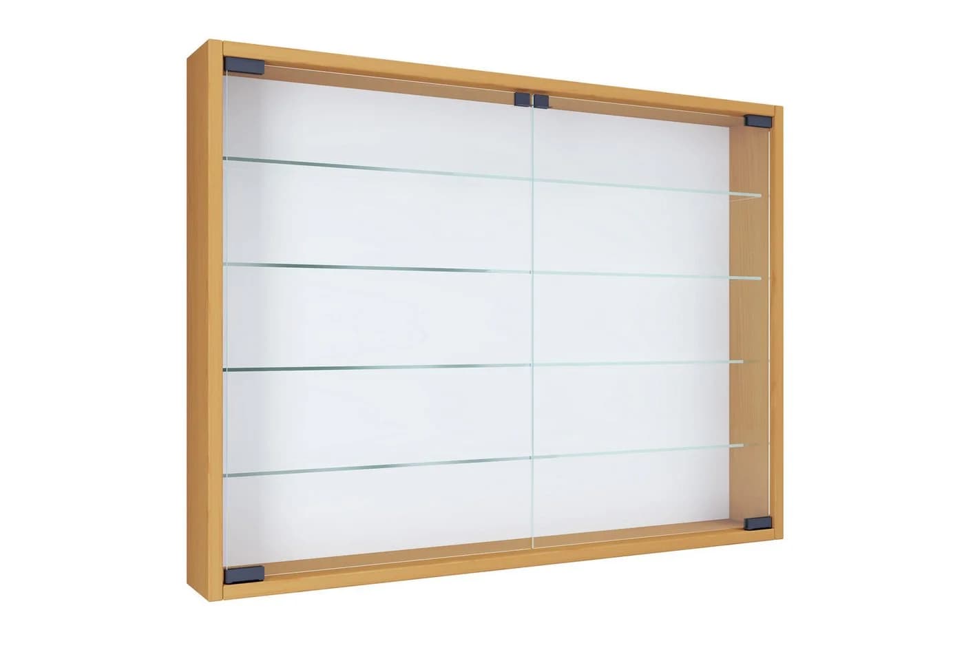 VCM Hängevitrine Mandosa L Glas Vitrinenschrank Braun Buche - Bild 2