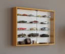 VCM Hängevitrine Mandosa L Glas Vitrinenschrank Braun Buche Bild 4