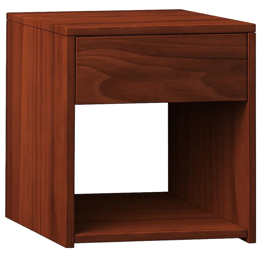 VCM Nachttisch Sledo Mini Braun Holzstruktur