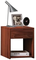 VCM Nachttisch Sledo Mini Braun Holzstruktur Bild 2