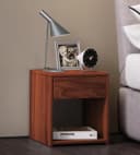 VCM Nachttisch Sledo Mini Braun Holzstruktur Bild 3