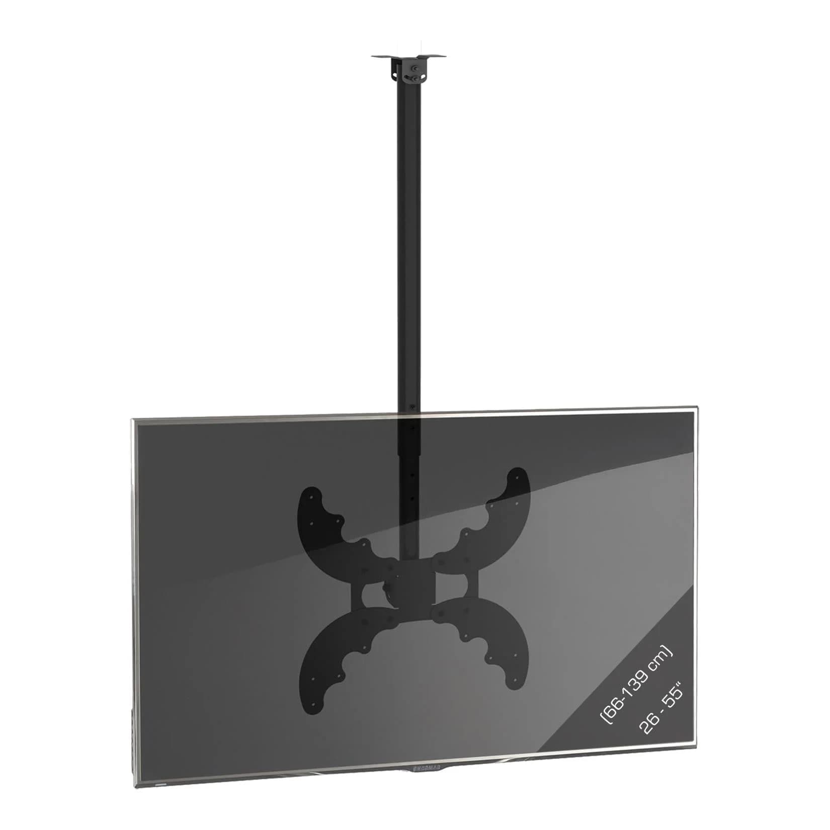 VCM TV-Deckenhalterung B-DX 400 Schwarz höhenverstellbar 360 Grad
