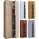 VCM Kleiderschrank Lona Braun Buche Drehtüren 5 Fächer Bild 1