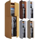 VCM Mehrzweckschrank Lona Weiß Holz 6 Fächer Bild 1