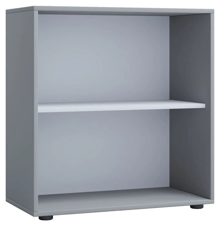 VCM Bücherregal Lona 2f Grau mit variablem Fachboden - Bild 2