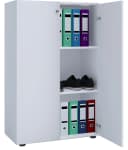 VCM Aktenschrank Lona 3fach Weiß mit Drehtüren Bild 5