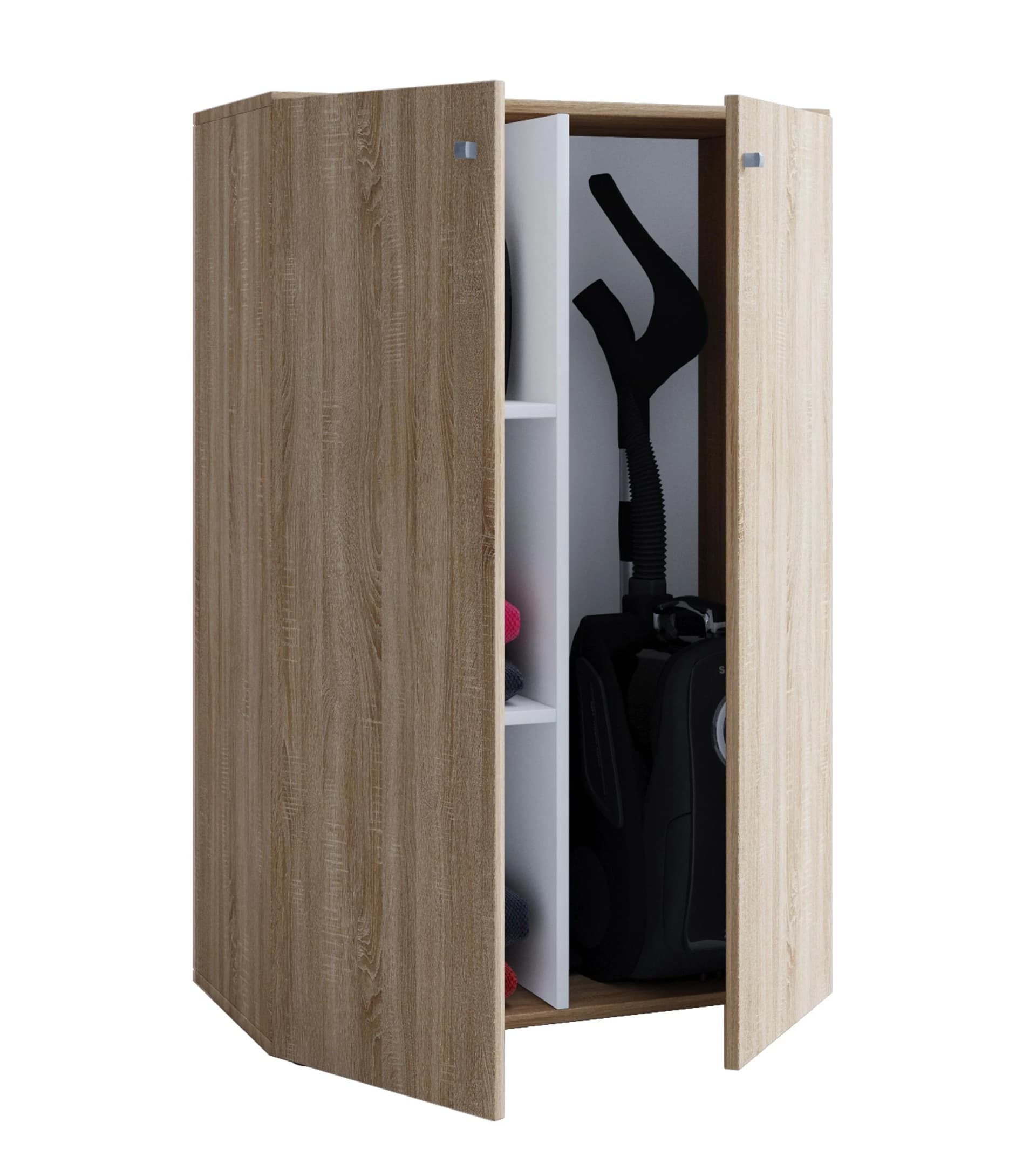 VCM Mehrzweckschrank Lona L Holz Braun Sonoma-Eiche - Bild 2