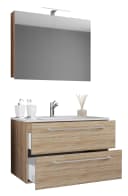 VCM Badmöbel-Set 3-tlg. Waschtisch mit Unterschrank und Spiegelschrank Bild 2