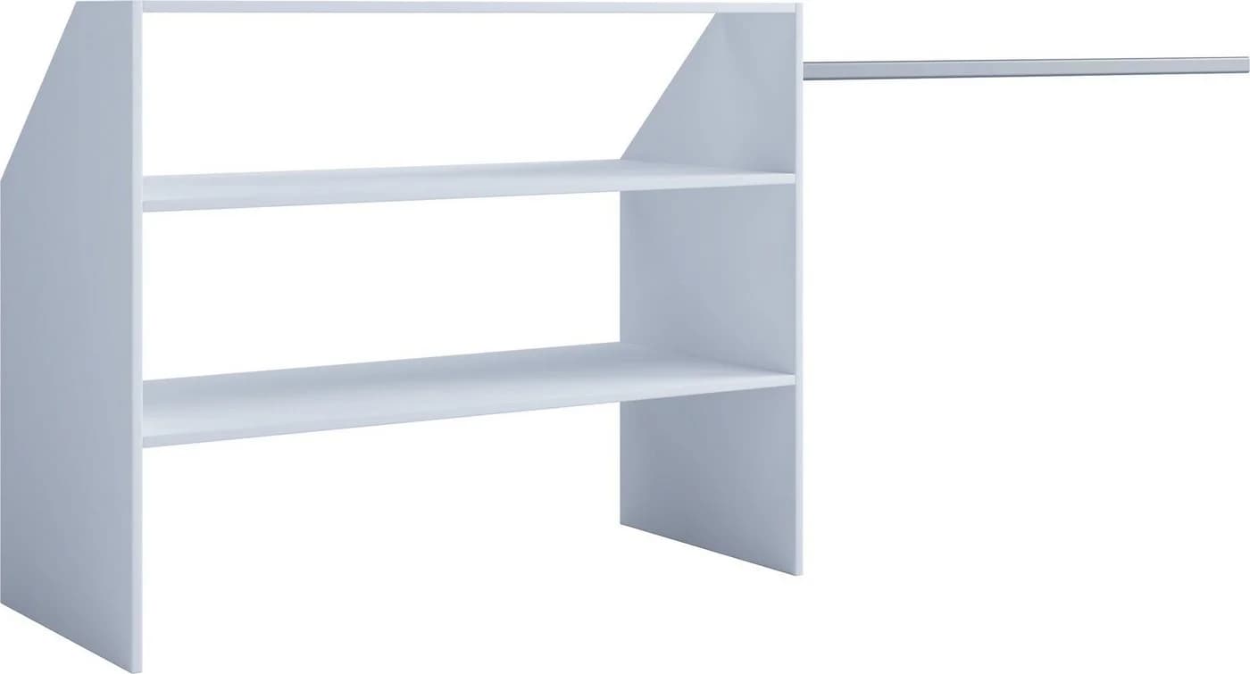 VCM Holz Kleiderschrank Offener Schrank Begehbares Kleiderregal