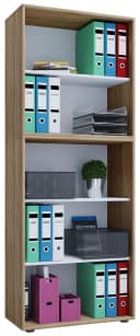 VCM Bücherregal Lona 5f Braun Holzstruktur Bild 2