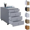 VCM Rollcontainer Lona Weiß mit 4 Schubladen Bild 1