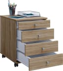 VCM Rollcontainer Lona 4 Schubladen Braun Sonoma-Eiche Bild 3