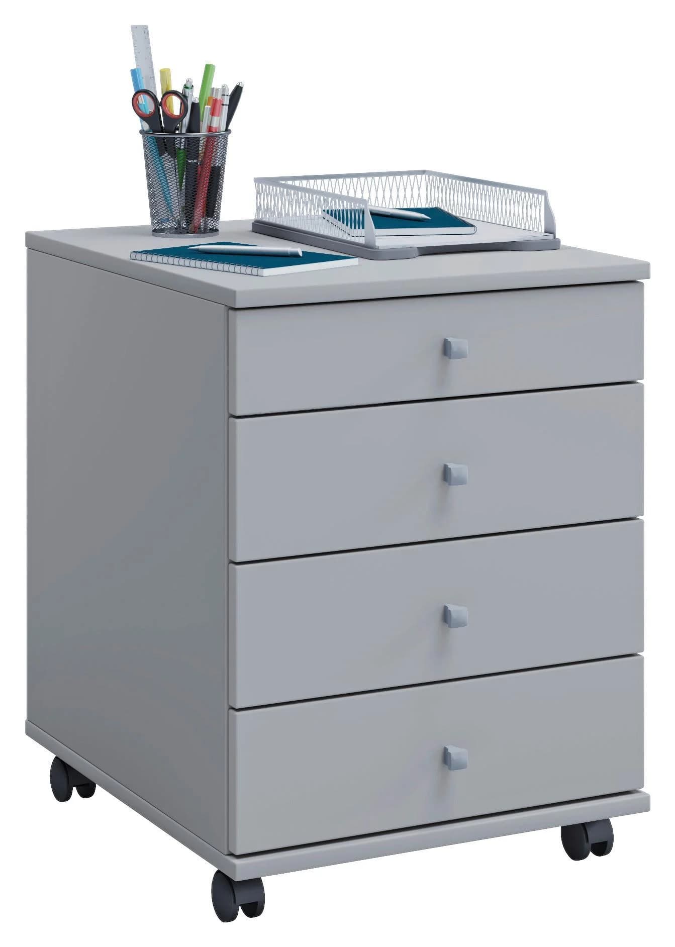 VCM Rollcontainer Lona Grau mit 4 Schubladen - Bild 2
