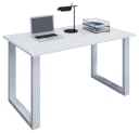 VCM Schreibtisch Lona U Weiß Computertisch 140x50 cm Bild 2