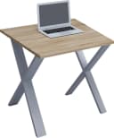 VCM Holz Schreibtisch Computertisch Metallfüße Bild 3