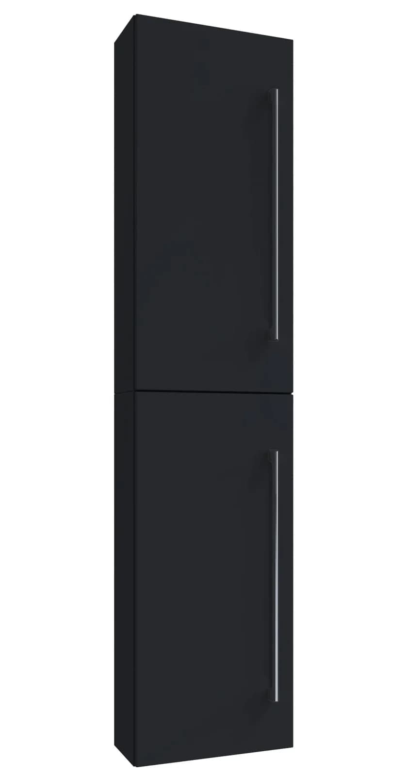 VCM Hochschrank Badinos 2 Schwarz 2-Türer - Bild 4