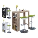 VCM Bartisch Oktola Holz Stehtisch Sonoma-Eiche Braun Bild 1