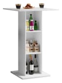 VCM Bartisch Standos Weiß mit Stauraum Bild 2