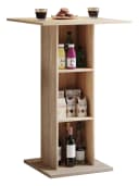 VCM Bartisch Standos Holz Stehtisch Sonoma-Eiche 70x70cm Bild 2