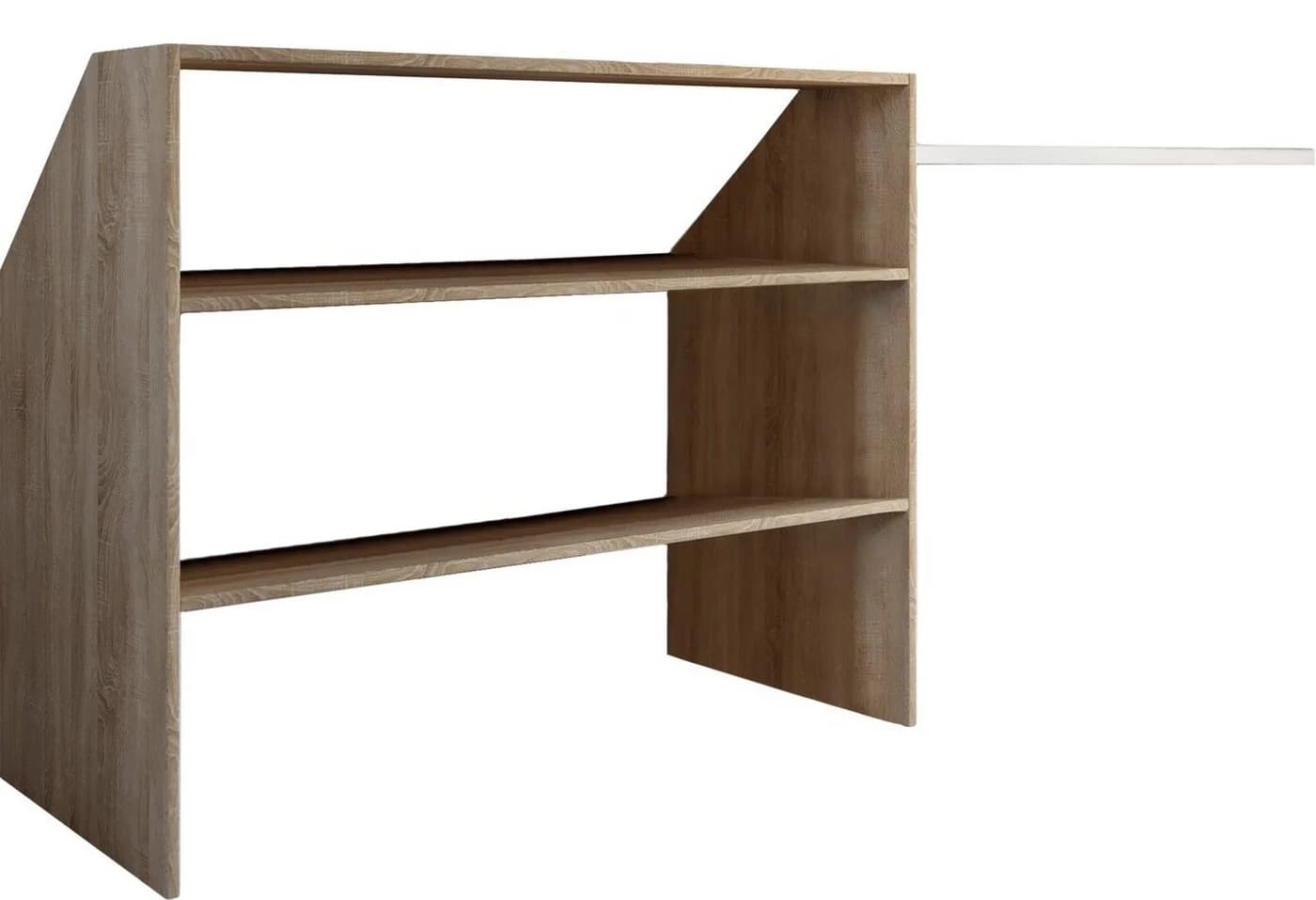 VCM Offener Kleiderschrank Dachschrägen Regal Sonoma-Eiche - Bild 2