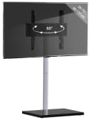 VCM TV Standfuß 26-70 Zoll VESA max. 400x400 bis 35 kg Fernseh Ständer schwenkbar aus Alu TV Bodenständer Bild 2