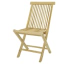 VCM Gartenstuhl Teak Holz Klappstuhl Hochlehner Braun Bild 1