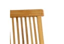 VCM 2er Set Gartenstuhl Teak Holz Klappbar Braun Bild 2
