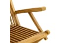 VCM 2er Set Gartenstuhl Teak Holz Klappbar Braun Bild 4