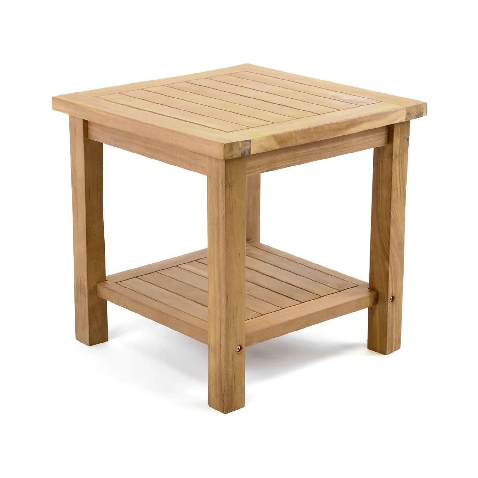 VCM Beistelltisch Blumenhocker Teakholz behandelt Braun - Bild 2
