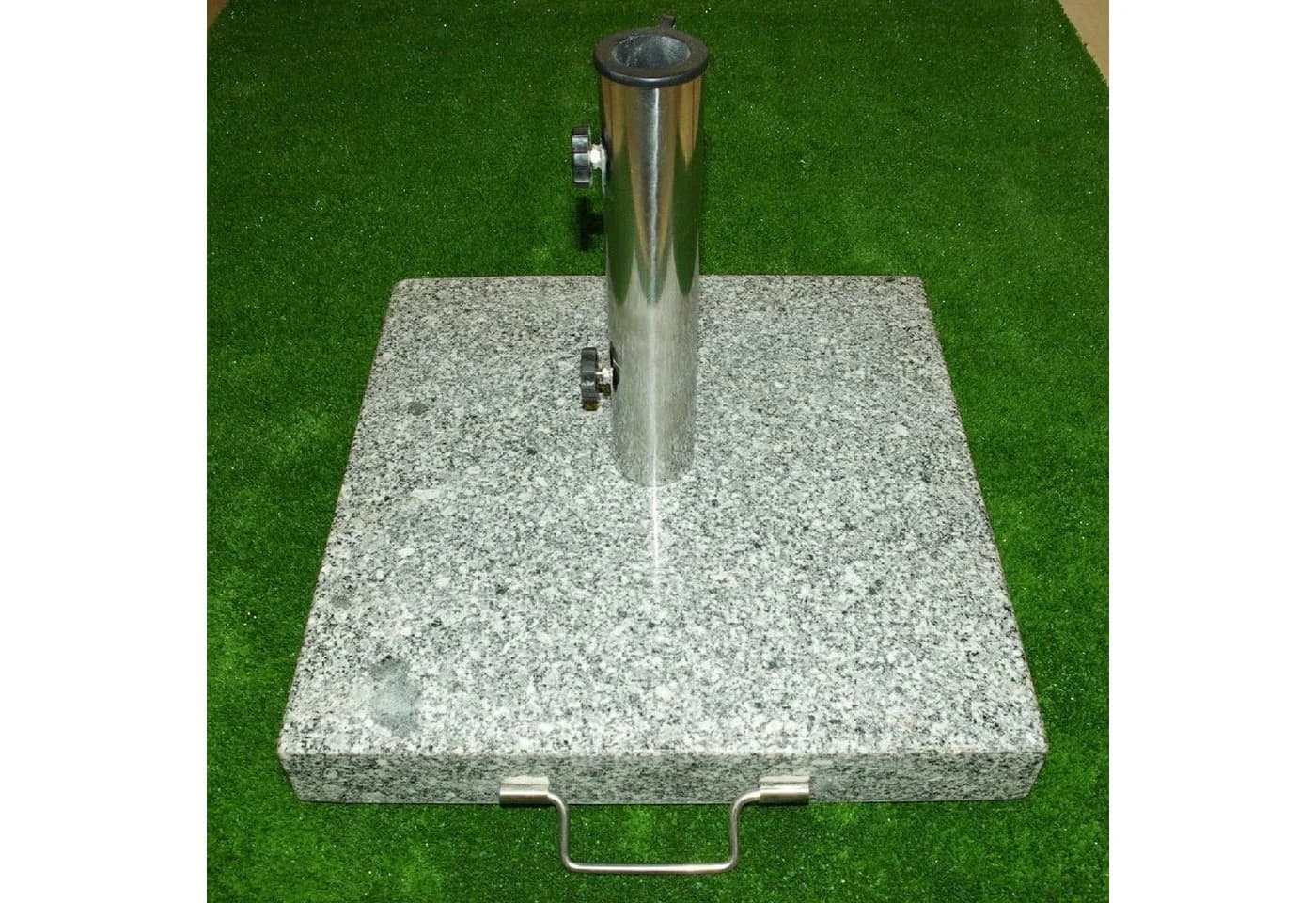 VCM Sonnenschirmständer 25 kg Granit Grau Eckig - Bild 5