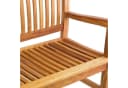 VCM 4-Sitzer Gartenbank Parkbank Teak Holz Braun Landhausstil Bild 2