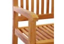VCM 4-Sitzer Gartenbank Parkbank Teak Holz Braun Landhausstil Bild 5