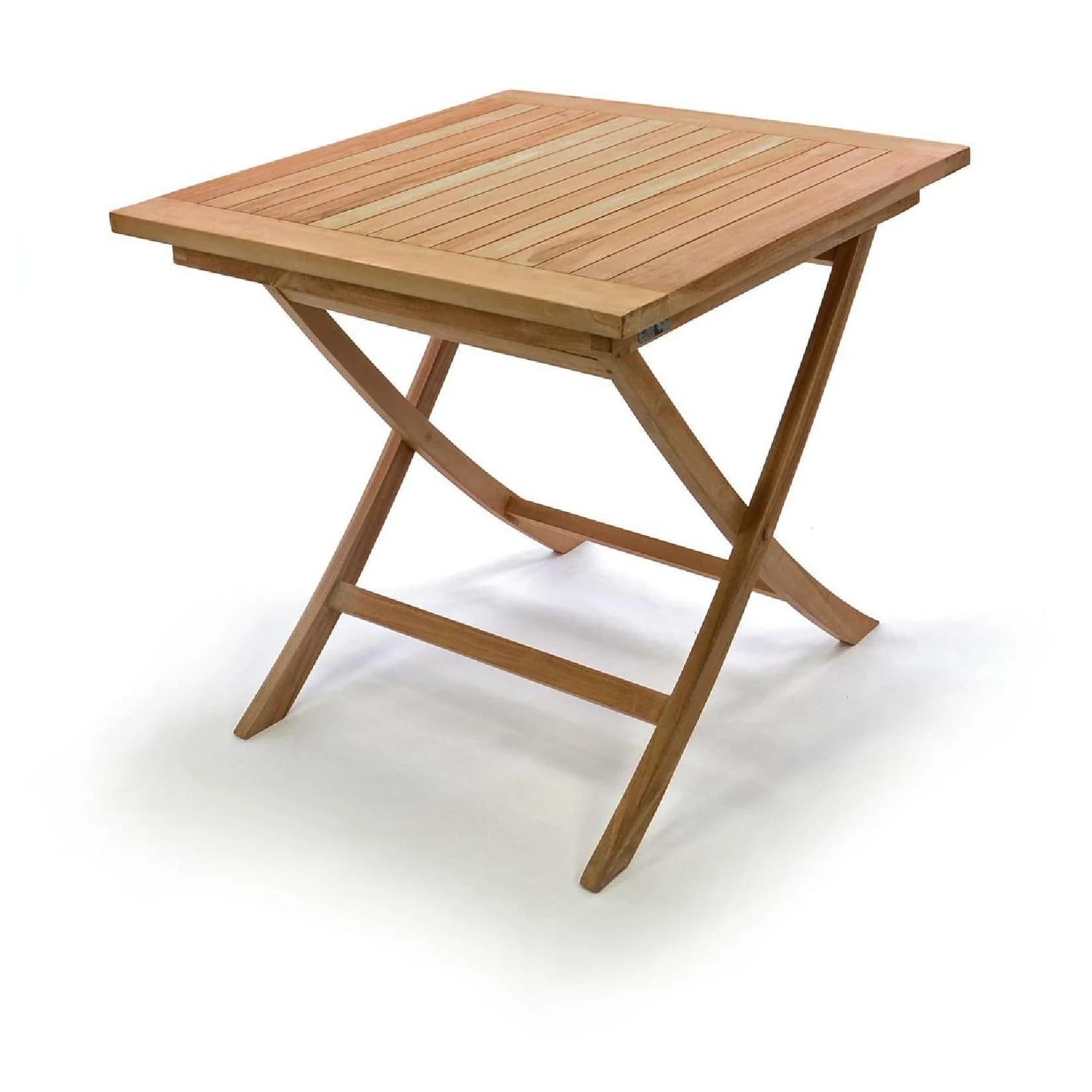 VCM Balkontisch Teak Holz 80x80 cm Hochwertiger Gartentisch