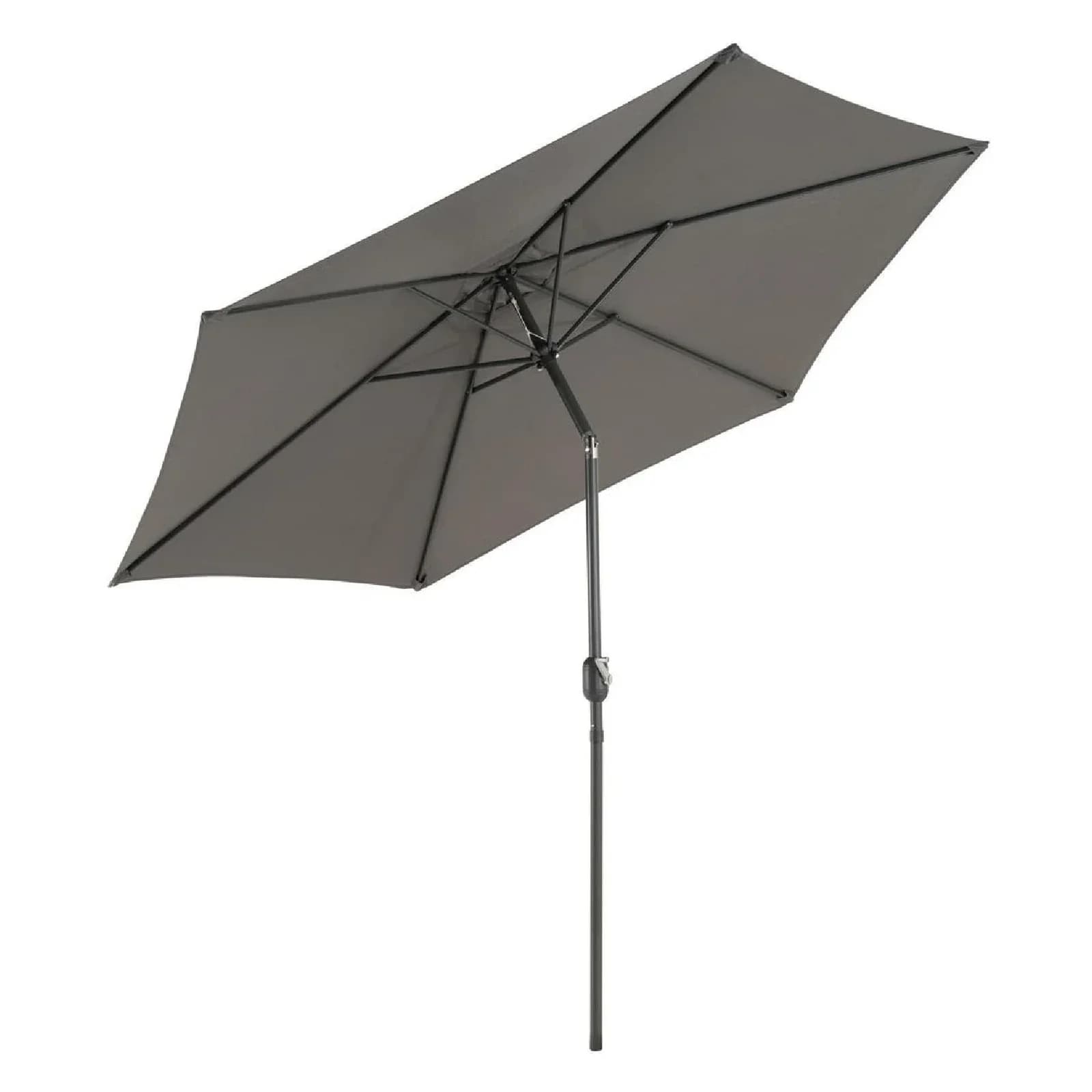 VCM Sonnenschirm Ø 2,9m Anthrazit UV-Schutz 50+