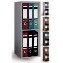 VCM Holzregal Offas 2f Buche Braun Büroregal Bild 1