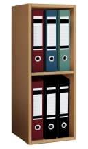VCM Holzregal Offas 2f Buche Braun Büroregal Bild 3