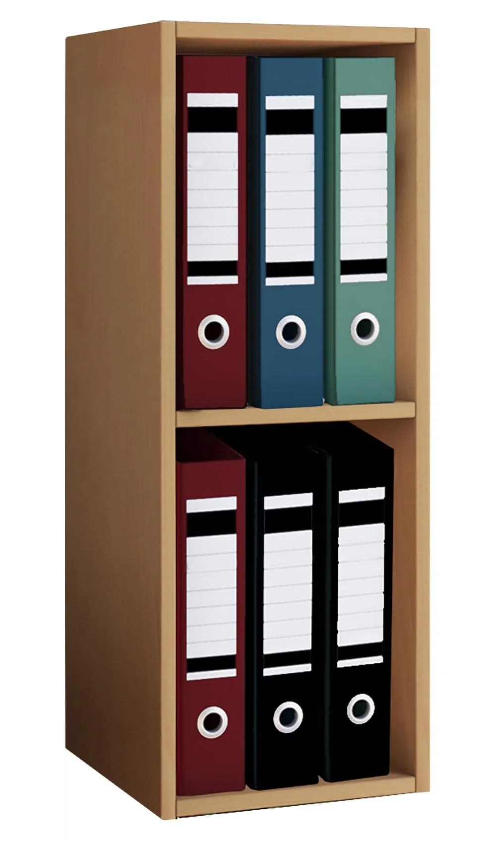 VCM Holzregal Offas 2f Buche Braun Büroregal - Bild 5