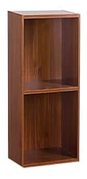 VCM Holzregal Offas 2f Braun Kern-Nussbaum Bild 1