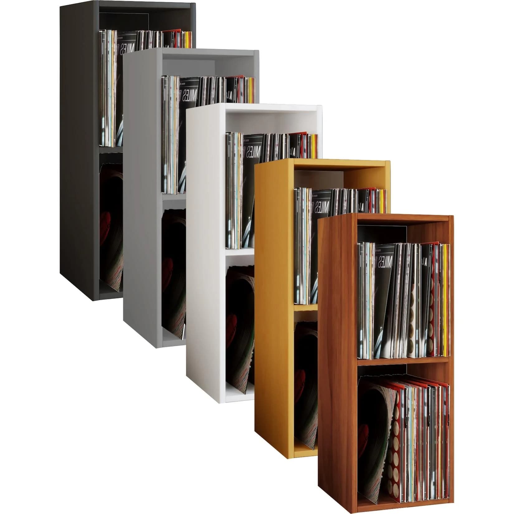 VCM Holz Stand Regal Platto 2fach Braun Buche
