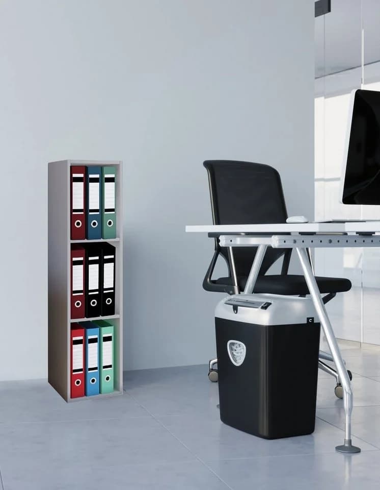 VCM Büroregal Offas Grau mit 2 Einlegeböden - Bild 3