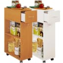 VCM Küchenwagen Tusal Schublade Braun Buche Bild 1